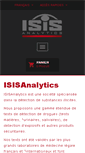 Mobile Screenshot of isisanalytics.com