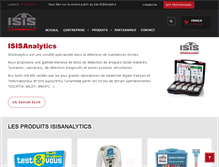 Tablet Screenshot of isisanalytics.com